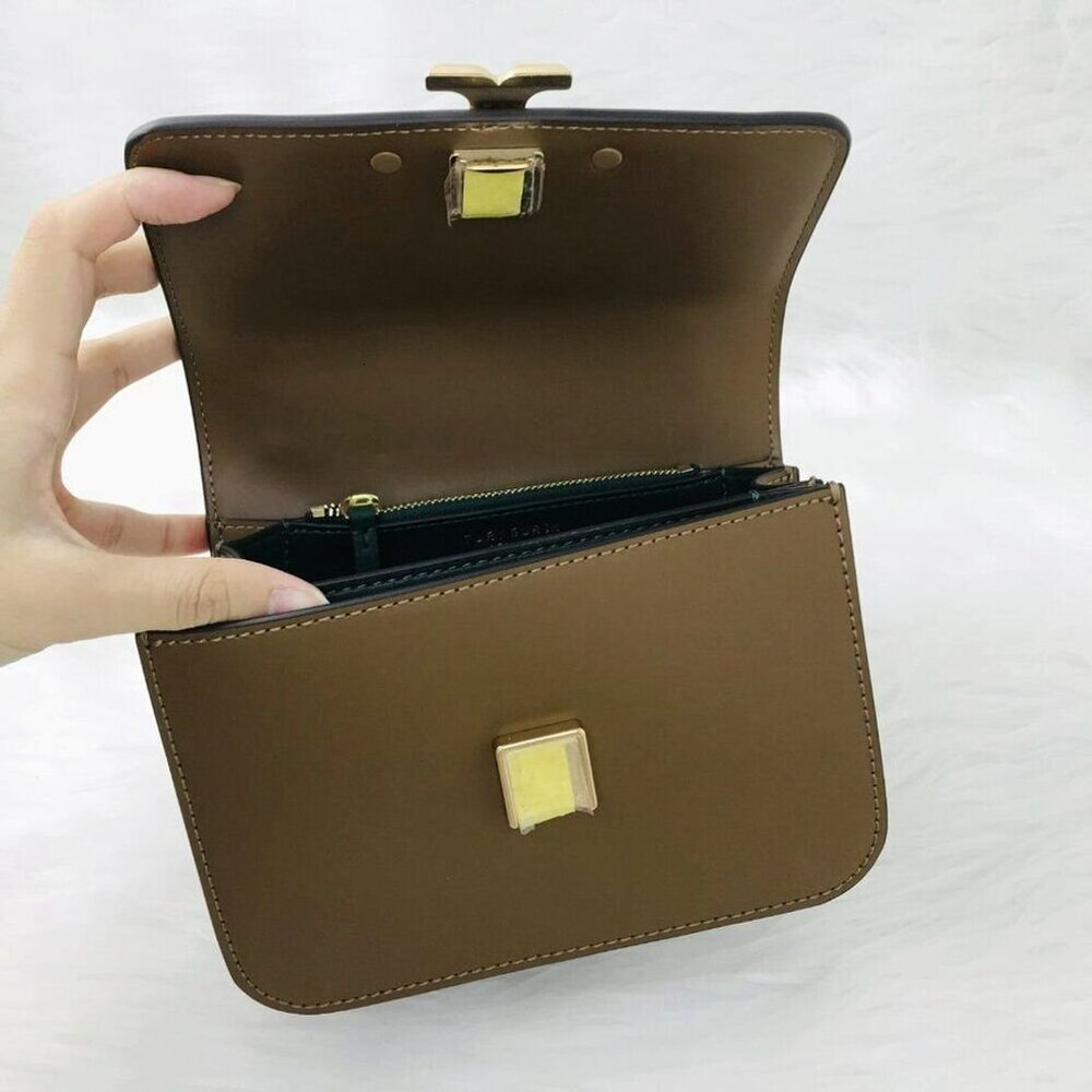 Brand New Tory Burch Small Eleanor Bag In Brown - Picture 5 of 11